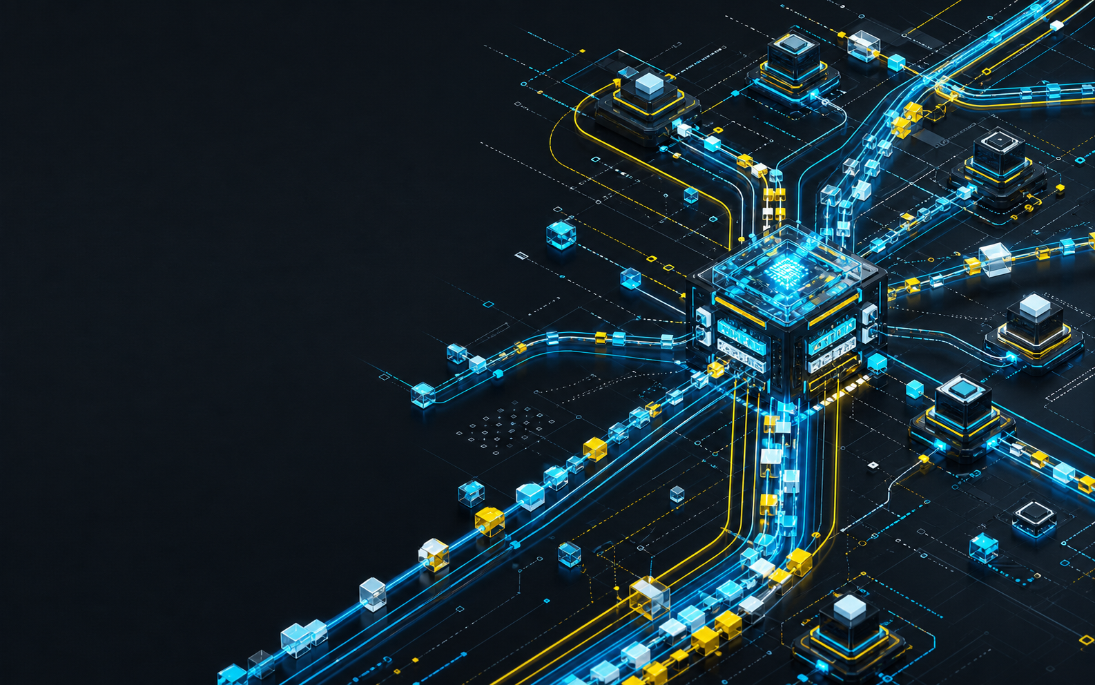 Abstract real-time execution routing network